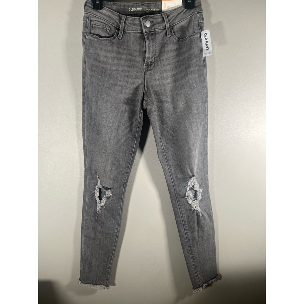 Old Navy Mid-Rise Rockstar Super Skinny Jeans NWT